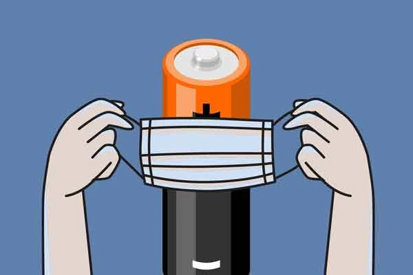 You are currently viewing Old masks transformed into batteries